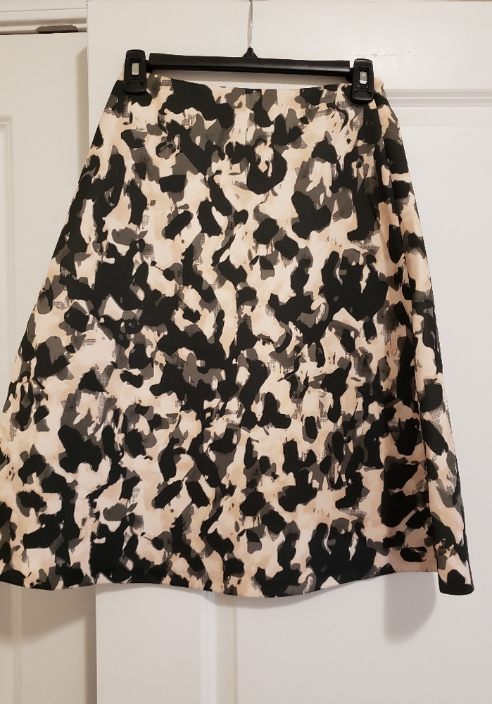 Knee length A-line circle skirt